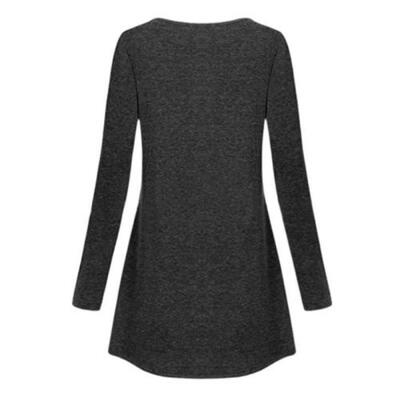 

Fashion Women Long Sleeve Button Irregular Tops Casual Blouse Cotton Shirt -5XL