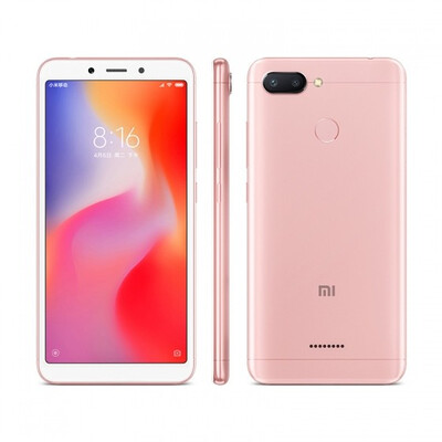 

Original Xiaomi Redmi 6 3GB 32GB Mobile Phone Helio P22 Octa Core 12MP5MP Dual Cameras 545" 189 Full Screen
