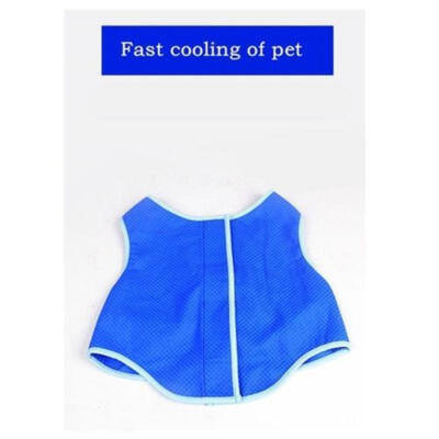 

Cool Pup Coat Cooling Jacket Vest w ice pack for hot weather pet summer