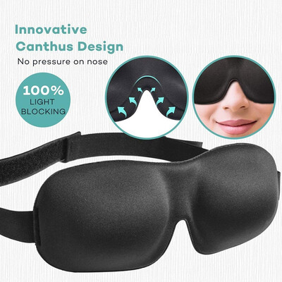 

Outdoor Sleep Mask for Woman&Man Upgraded Contoured 3D Eye Mask Eye Cover