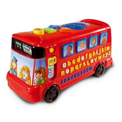 

VTech Vtech Early Learning Educational Toys Alphabet Bus English 26 Letter Learning Machines Children Toy Car