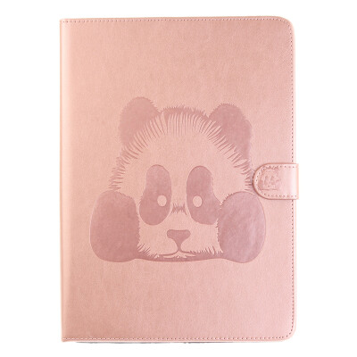 

Pink Panda Style Embossing Classic Flip Cover with Stand Function and Credit Card Slot for SAMSUNG GALAXY Tab S2 T815C