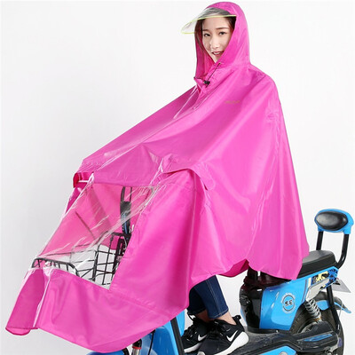 

Paradise transparent big eaves electric car poncho N151 rose red uniform