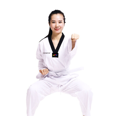 

Deweyke Road Taekwondo подходит для взрослых детей мужские и женские модели новичка taekwondo одежда профессиональная одежда для обучения 160 размер