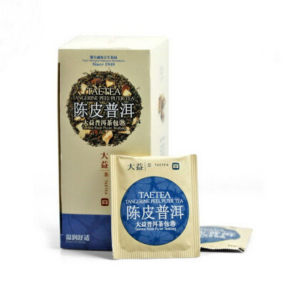 

Dayi Premium Tangerine Peel Pu'er Tea Yunann Menghai Herbal Pu-erh Teabag Ripe