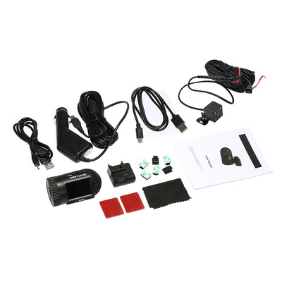 

Super Mini 1080P HD Dash Cam 801S 15Inch LCD Screen Car DVR GPS Tracker Support Rear View Camera With Super Capacitor No Battery