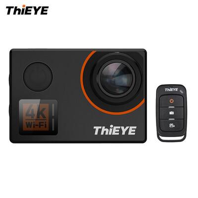 

ThiEYE T5 Edge 4K WiFi Action Sports Camera 14MP 1080P Voice Remote Control 6-axis EIS Stabilization 20inch IPS Distortion Correc