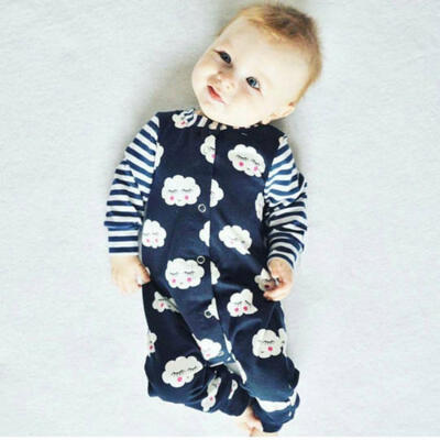 

Baby Boy Girl Long Sleeve Romper Bodysuit Jumpsuit One-pieces Outfits Clothes