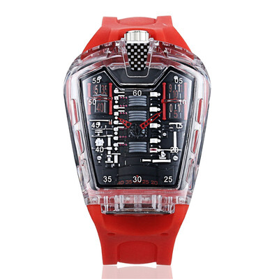 

KIMSDUN K - 725D Men Transparent Waterproof Quartz Watch - MULTI-A