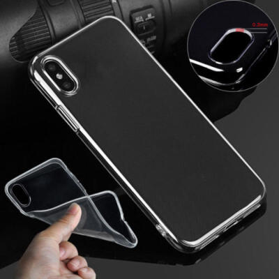 

Ultra Thin Clear Case For The Apple iPhone XS X MAX XR 2018 Silicone Phone Cover