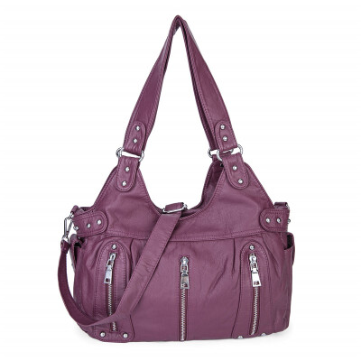 

Lady washed leather handbag