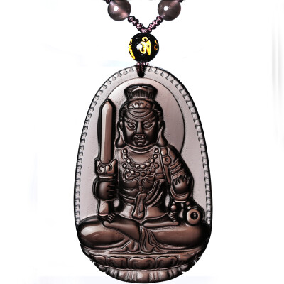 

Cixi Pavilion ice kind obsidian pendant zodiac necklace pendant mascot men and women with the money is the chicken