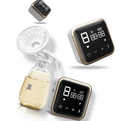 

Small polar bear electric breast pump lithium battery rechargeable breast pump silent production bag HL-0851