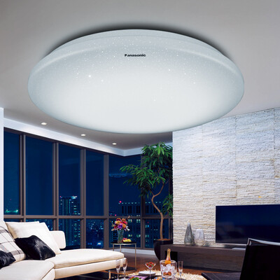 

Panasonic (Panasonic) потолочный светильник гостиная кабинет спальня свет пульт дистанционного управления светодиодные огни непрерывное затемнение цветное освещение HHLAZ2019 28W раунд