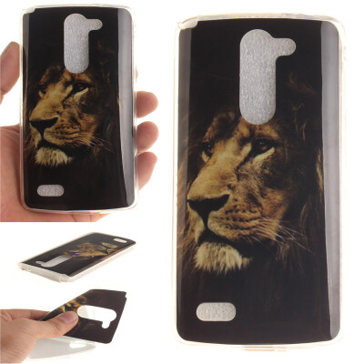 

Lions Pattern Soft Thin TPU Rubber Silicone Gel Case Cover for LG D337