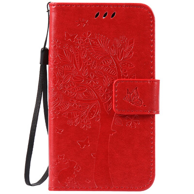 

Red Tree Design Кожа PU откидной крышки Кошелек Карты Держатель чехол для LG K3
