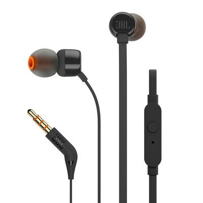 

JBL T110 черный с отдаленными проводная стереогарнитура наушников телефона гарнитура уха