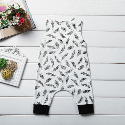 

AU STOCK Infant Baby Kids Boys Feather Romper Jumpsuit Playsuit Bodysuit Outfits