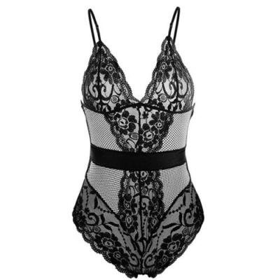 

New Women Lace Sleepwear Underwear Bodysuit Lingerie Romper Sexy Jumpsuit