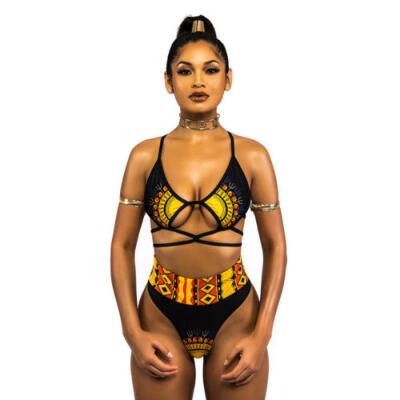 

Women Swimwear Bandage Bikini Set Push-up Padded Bra Bathing Suit Swimsuit me