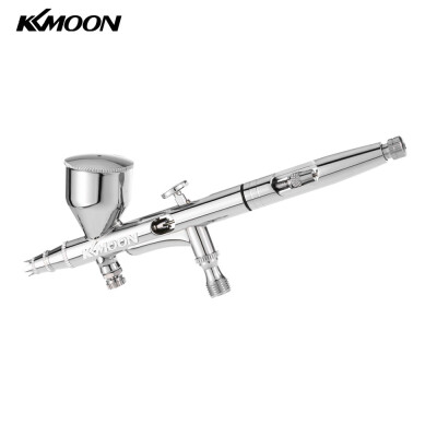 

KKmoon Gravity Feed Dual-Action Airbrush Kit Set for Art Craft Paint Hobby Model Body Nail Air Brush 020305mm 9cc