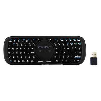 

iPazzPort 09S Portable Handheld 24GHz Mini Wireless Qwerty Keyboard Remote Controller Air Mouse Combo