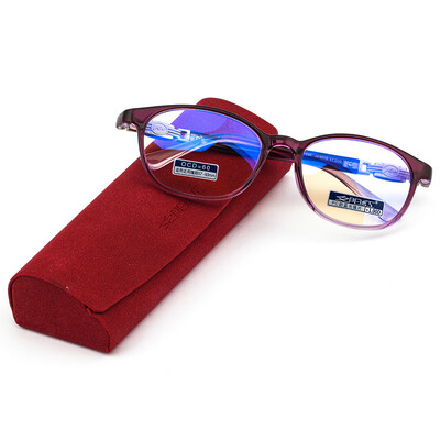

Анти-синий красный закат молодые Shanggao Цин унисекс очки для чтения смолы с покрытием линз JX6018 100 градусов