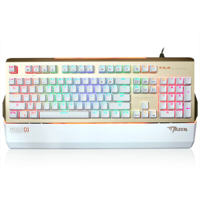 

Yi Бо (E-3LUE) K751 RGB золотой зеленой оси механической клавиатуры