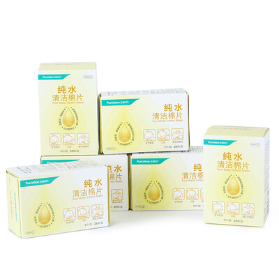 

Cotton era (PurCotton) boxed pure water clean cotton cotton sting cotton 7.5x8cm 25 bags / box * 6