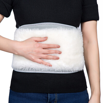 

Sika Deer Wool Belt Fur & Men&39s Womens & Men&39s Warmer Warmer Warmer&39s Day Winter Cashmere Thickening Protect your stomach to protect the stomach gray  QX1006