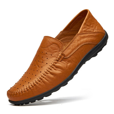 

Four Seasons Casual Leather Shoes with Soft Bottom&Wear Resistant Mens Shoes