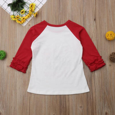 

AU Stock Newborn Kids Baby Girls Xmas Cosplay Costume Clothes Tops T-shirt Shirt