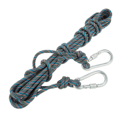 

Lixada 8mm 10m Outdoor Safety Rock Climbing Rope Cord Caving Rappelling Abseiling Rescue Survival Accessory Cord Sling with Cara