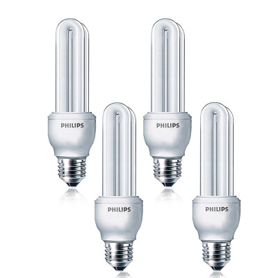 

[Jingdong Supermarket] Philips (Philips) energy-saving lamps Standard E27 large screw mouth 18W white 4 sets