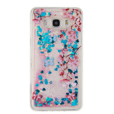 

Динамический Quicksand Блеск наливные Мягкая ТПУ чехол для SAMSUNG J510/J5 2016