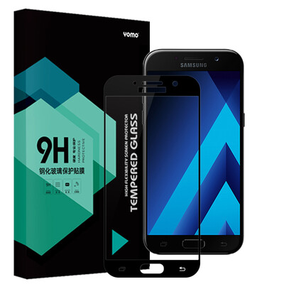 

YOMO Samsung Galaxy A3 2017 закаленный фильм фильм фильм защитная пленка полноэкранный охват взрывозащищенная стеклянная пленка полное покрытие черного