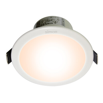 

Jingdong Supermarket] Simon (SIMON) LED Downlight Ceiling light ivory white 4 watt warm hole 7.5-8.5 cm