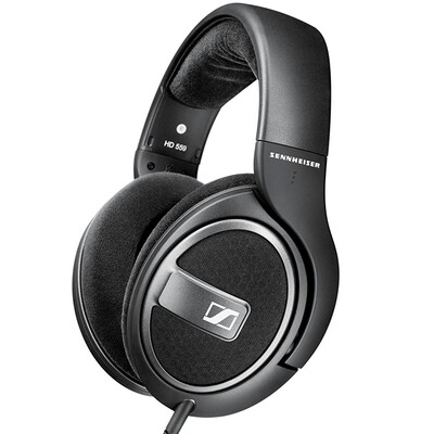 

Sennheiser HD 559 open bag ear hi-fi home video headset gray