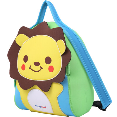 

hugmii kid kitten men&women cute cartoon kindergarten children bag blue car bag
