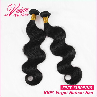 

Brazilian hair weave bundles virgin human hair extension body wave 2 bundles deal new top grade best hair with full cuticle