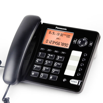 

Matsushita (Panasonic) KX-TS388CN спикерфон АОН стационарный телефон домашний офис (черный)