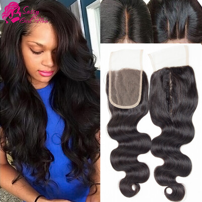 

Hot Sale Malaysian Body Wave Closure 4*4 Malaysian Lace Closure With Bleached Knots Cheap Closures With Free Shipping Sassy Girl