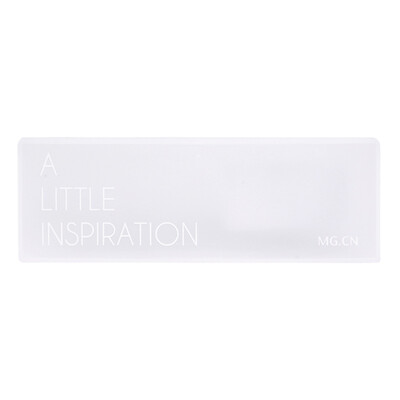 

Chenguang  & G ASB92303 color frosted pencil case storage stationery box hazy white