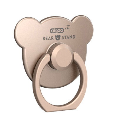 

Bee wing multi-function mobile phone stand creative finger ring buckle stand phone portable portable lazy stent bear head models earth gold