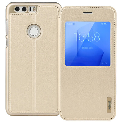 

Freeson Windows Holder Holster / Glory 8 Smart Sleeping Case / Phone Case for Huawei Glory 8 Gold