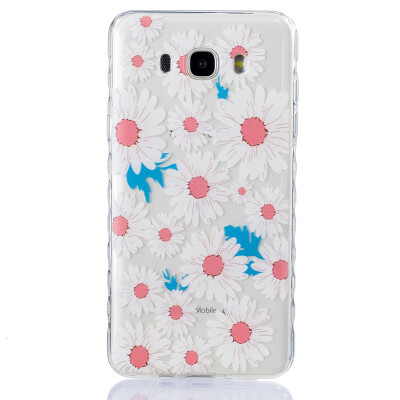 

Big chrysanthemum Pattern Soft Thin TPU Rubber Silicone Gel Case Cover for SAMSUNG Galaxy J7 2016/J710