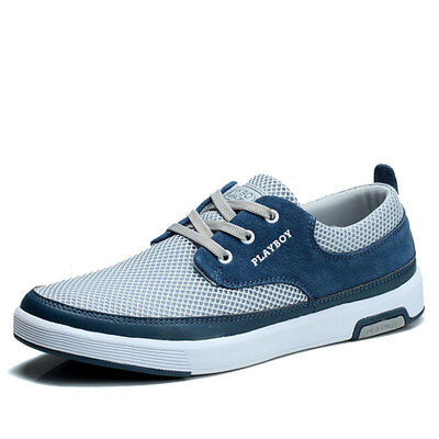 

Playboy (PLAYBOY) men's shoes outdoor sports leisure board shoes lightweight breathable mesh shoes DA53030 light gray 42 yards