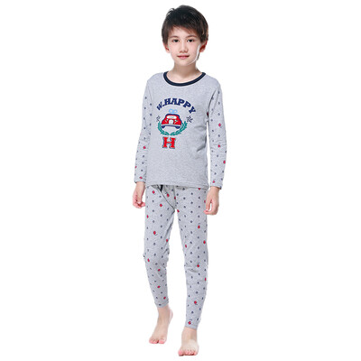 

Red beans (Hodo) boy underwear suit big children autumn and winter clothing Qiuku HD6013 gray 110