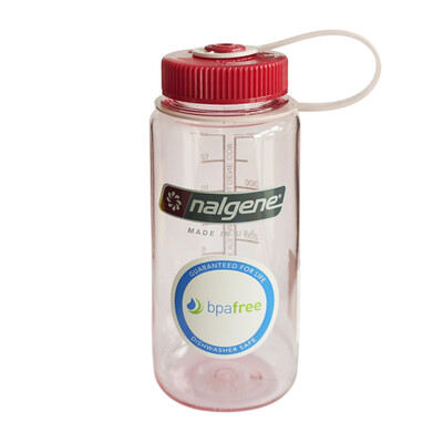 

Jingdong supermarket] music gene (nalgene) plastic space cup 500ml wide mouth sports portable kettle outdoor water bottle pink 2178-2216
