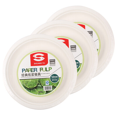 

Jingdong Supermarket] Pisces (SHUANGYU) Disposable Degradable Paper Disc Tray Disc BBQ Picnic 10 inch DF-S106 (30 packs